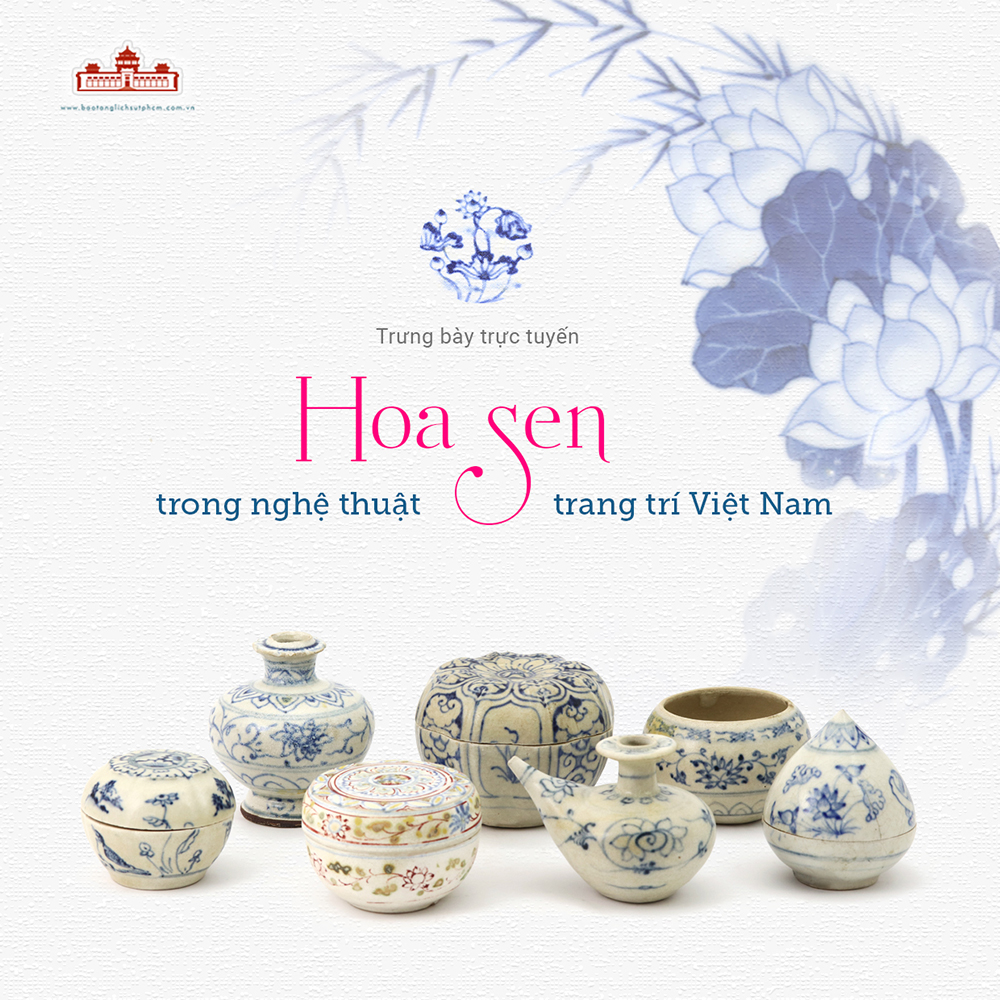 Trưng bày trực tuyến chuyên đề "Hoa sen trong nghệ thuật trang trí Việt Nam"