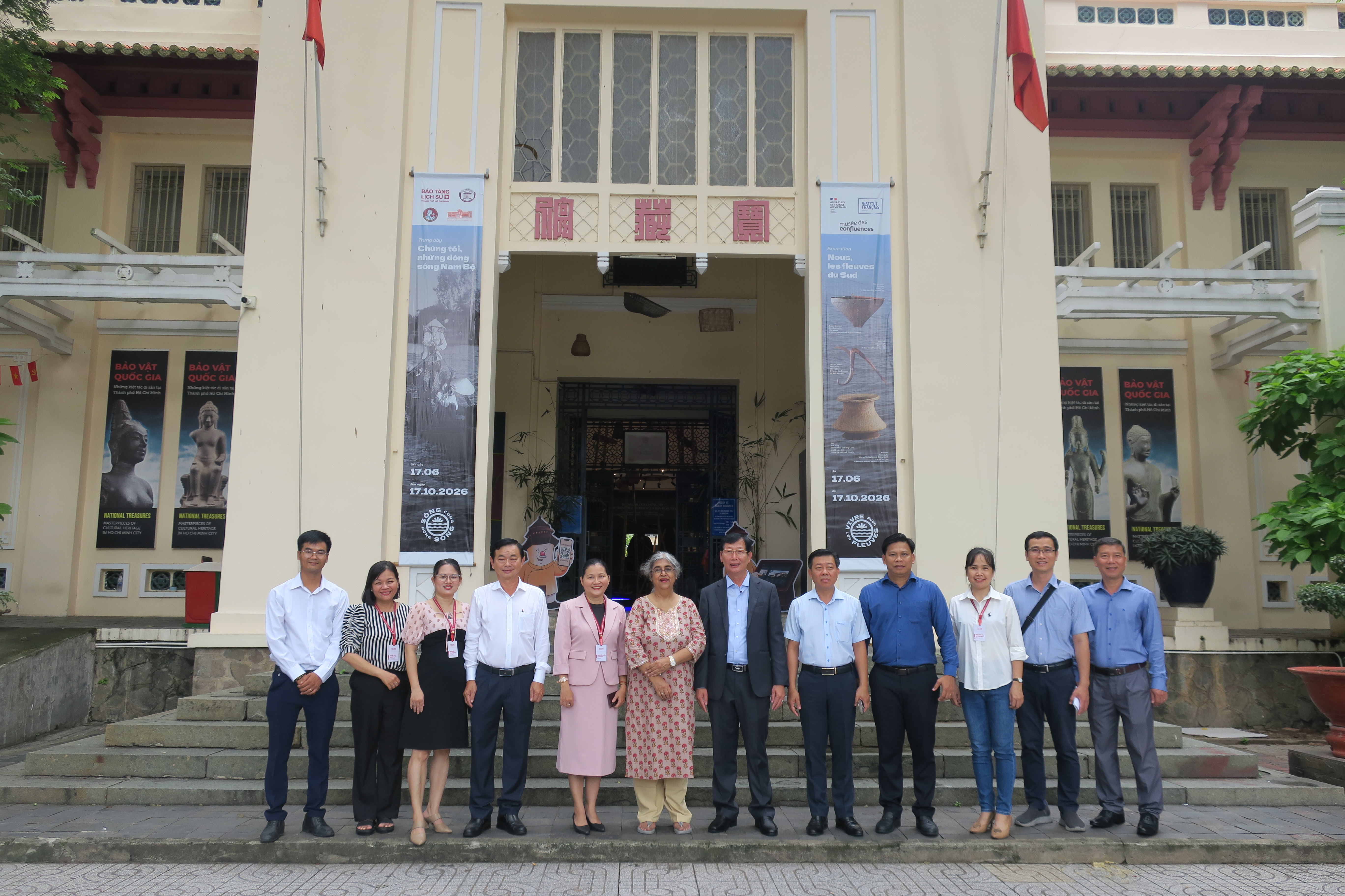 BẢO TÀNG LỊCH SỬ TP.HCM ĐÓN TIẾP ĐOÀN CHUYÊN GIA, ĐẠI BIỂU TỈNH AN GIANG TÌM HIỂU VỀ VĂN HÓA ÓC EO